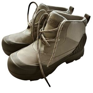 UGG Rain Boots Size 9.5 Women Neumel Sand Color Waterproof Leather Ankle 1152724